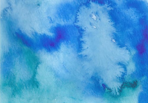 Dark Blue Free Vector Watercolor Background