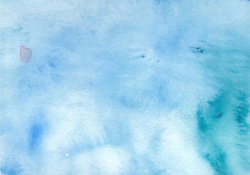 Blue Vector Watercolor Background
