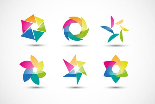 Color Swatches Logos Vector