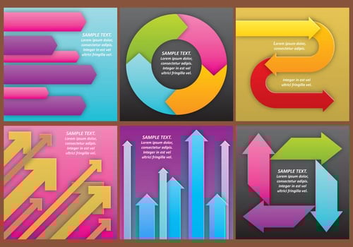 Arrow Templates vector