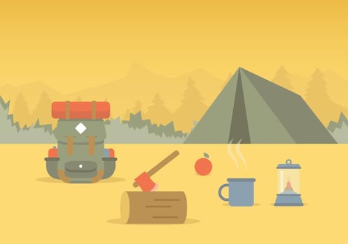 Vector Camping