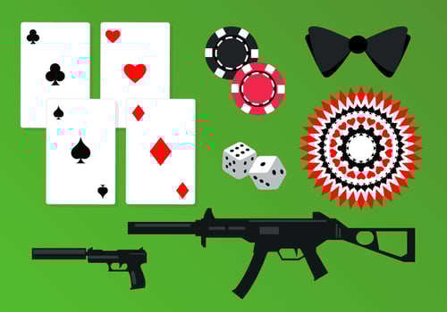Casino Spy Elements Vector