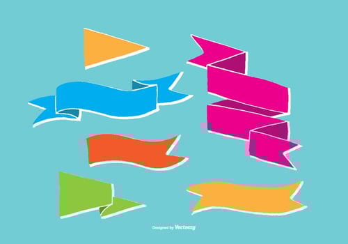 Hand Drawn Banner Vectors