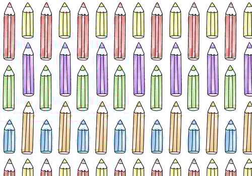 Free Pencil Pattern Vector