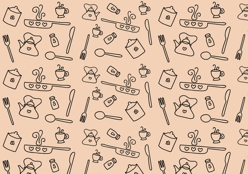 Free Kitchen Pattern Vector