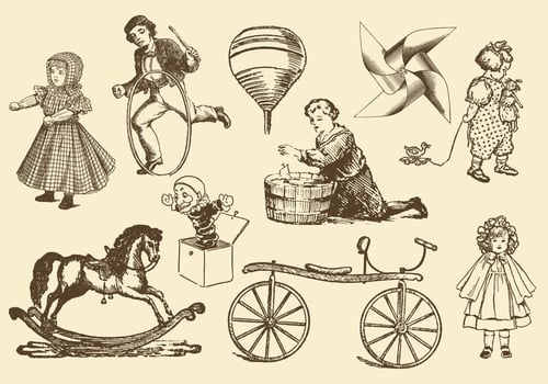 Antique Toy Vectors