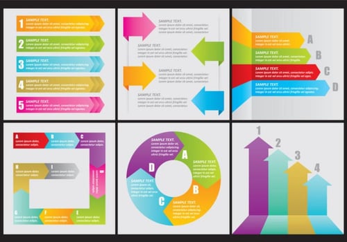 Vector Flechas Arrow Infographics