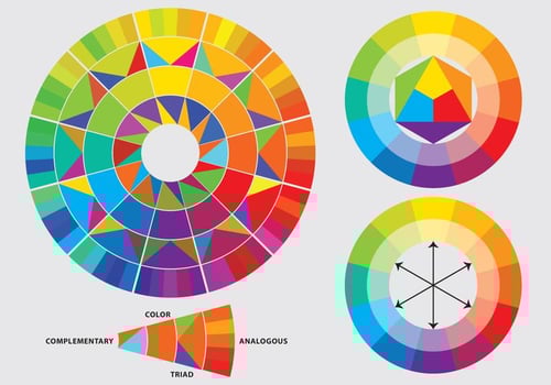 Color Wheels vector