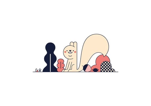 Squirrel Vector