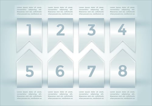 Bullet Points Infographics Elements Vector 2