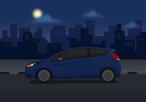 Vector Ford Fiesta Blue