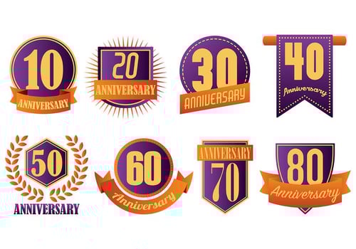 Free Aniversario Icons Vector