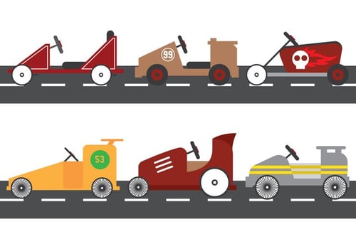 Soap Box Race Vector