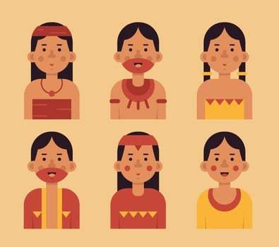Vector Inca People 