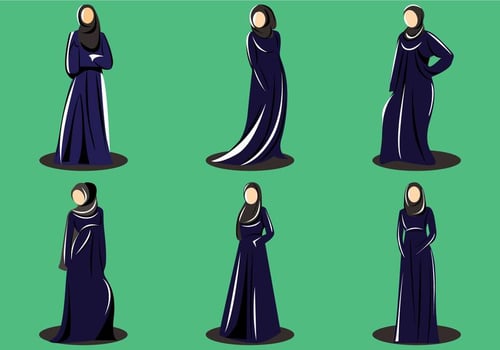 Abaya Vector