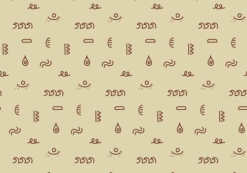 Geometric Tribal Pattern vector