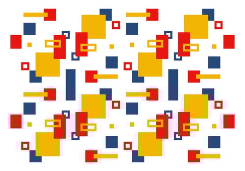 Vector Bauhaus Pattern