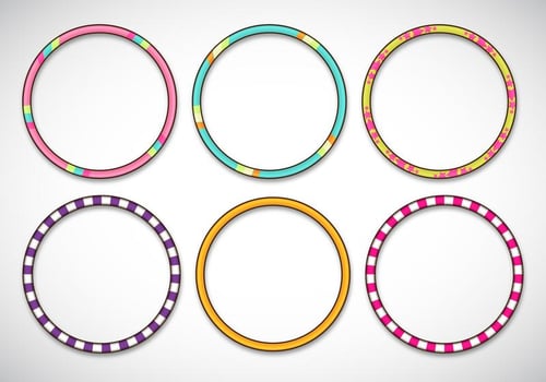 Hula Hoop Assets vector