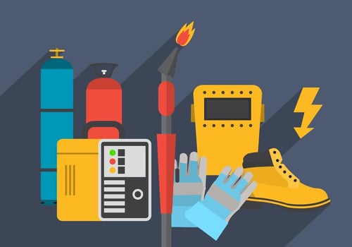 Welding Vector Elements