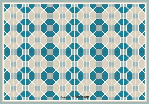 Simple Vector PatternTiles With Geometric Shapes Pattern