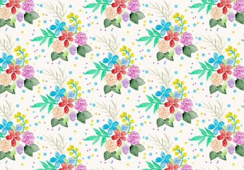 Free Vector Watercolor Floral Background