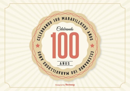 100th Aniversario Illustration vector