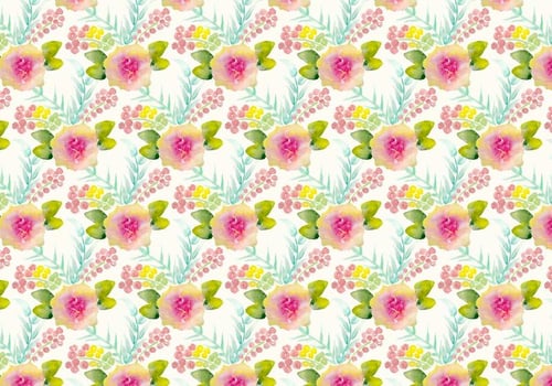 Free Vector Watercolor Floral Background
