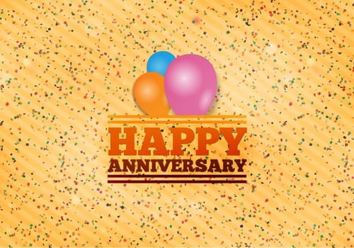 Free Vector Happy Anniversary Background