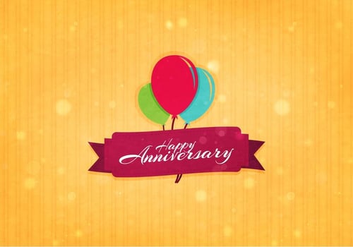 Free Vector Aniversario Background