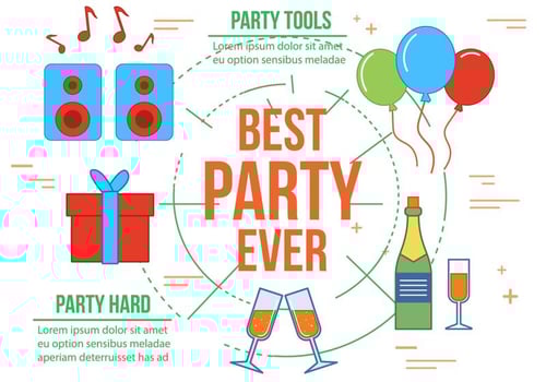 Free Best Party Vector
