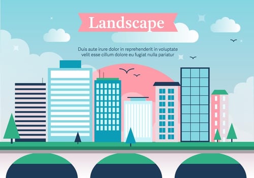 Free City Vector Landscape