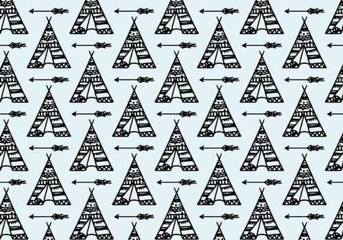 Free Vector Tipi Pattern