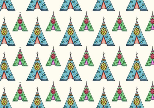 Free Vector Tipi Pattern