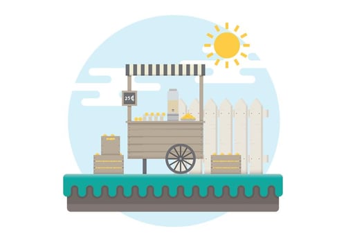 Lemonade Stand vector
