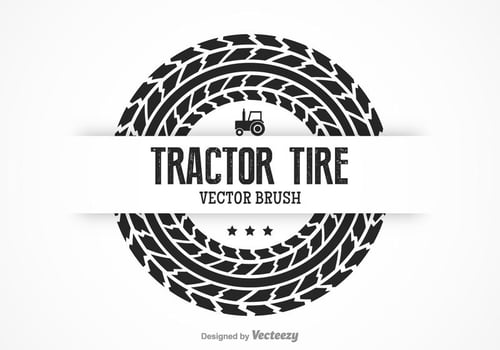 Free Tractor Tire Vector Brush