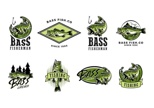LARGEMOUTH BASS VECTOR