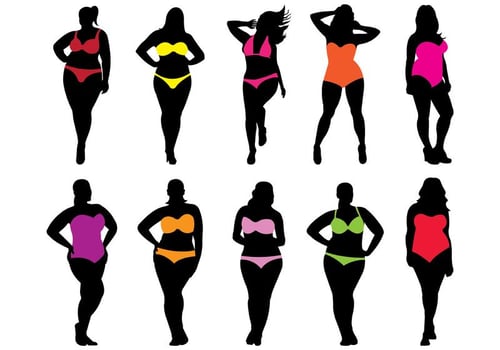 Swim Suit Women Vectors