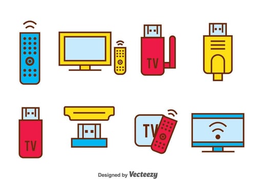 Tv Connection Vector
