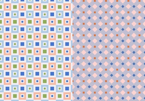 Two Set Geometric Pattern vector