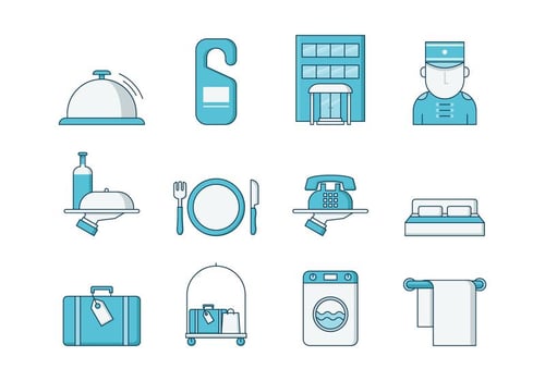 Free Hotel Services Vector
