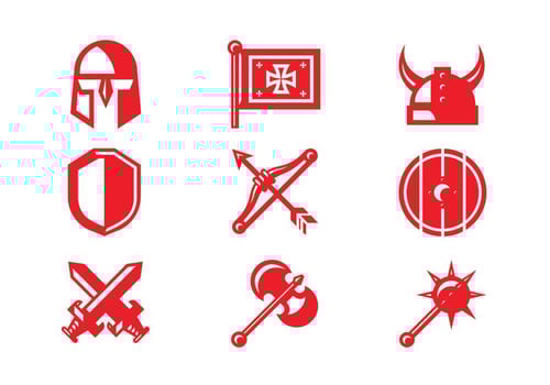 Templar Icons vector