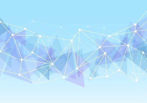 Molecular Connection Background vector