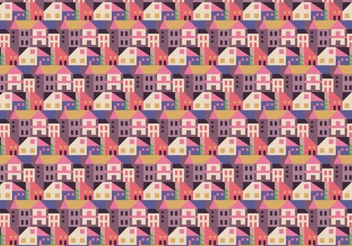 City Abstract Pattern vector