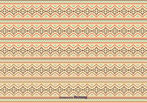 Native American Pattern Background vector
