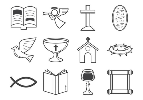 Christian Religion Icon Vector