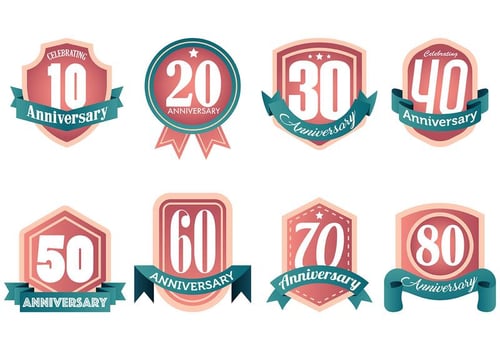 Free Aniversario Icons Vector