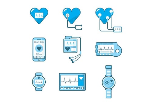 Free Heart Monitor Vector
