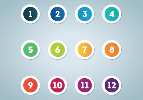 Bullet Points Vector