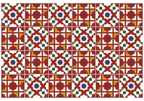 Portuguese Tile Pattern vector