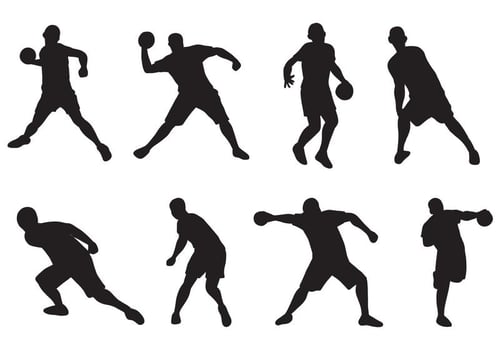 Free Dodgeball Player Vectors